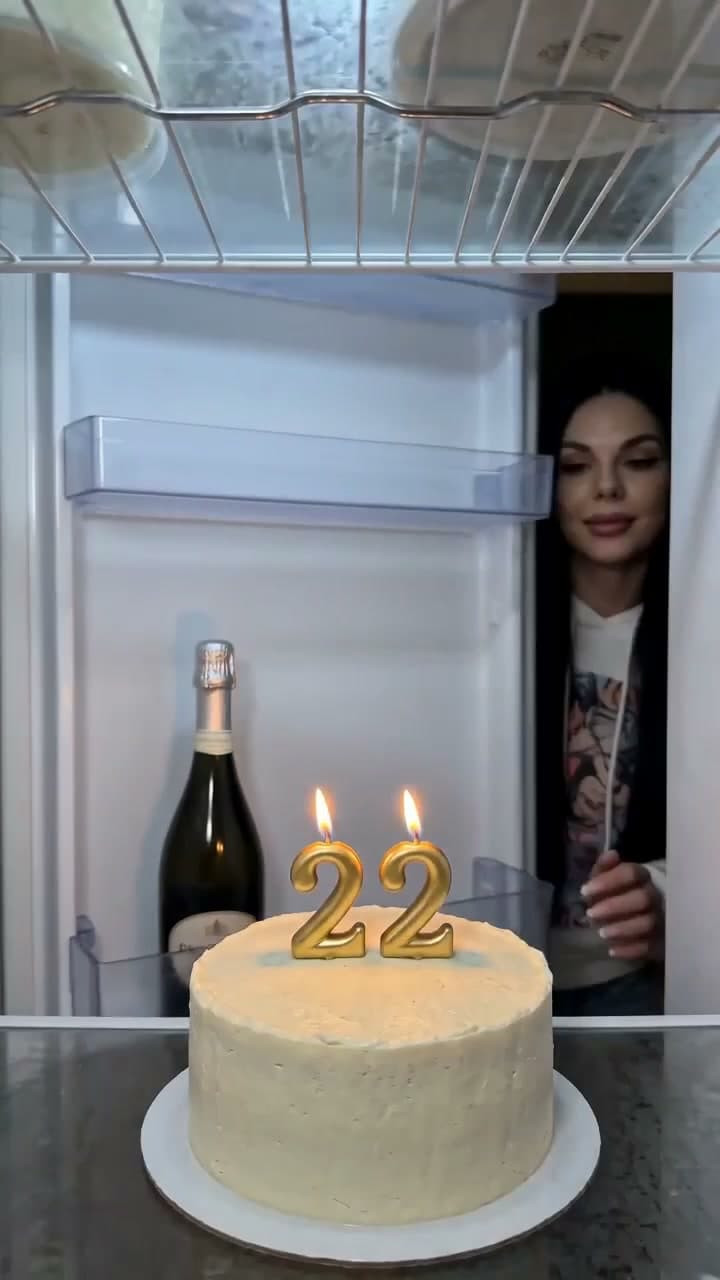 Retrato de cumpleanos en nevera